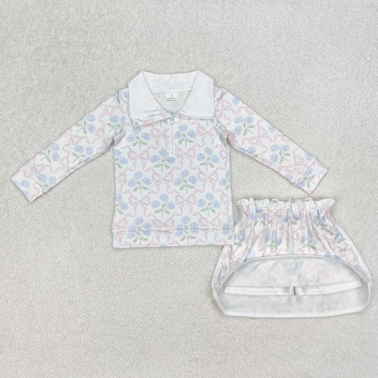 GLD1012   baby girl clothes bows toddler girl skirt outfit