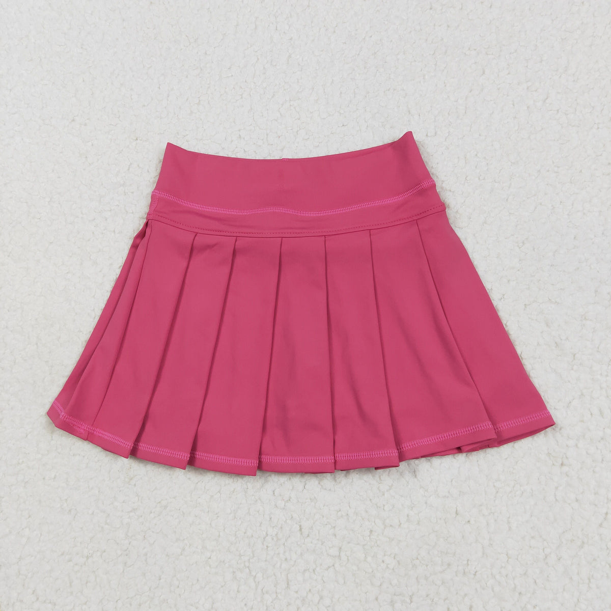 Sibling Baby Girls Long Sleeve Zip Pockets Tops Pleated Skorts Yoga Active Clothes Sets