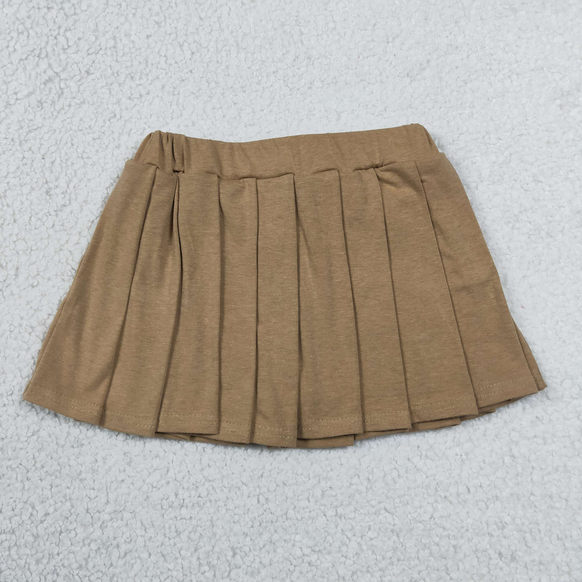 GLK0107 Baby Girls Khaki Pleated Skirt Shorts Bottom