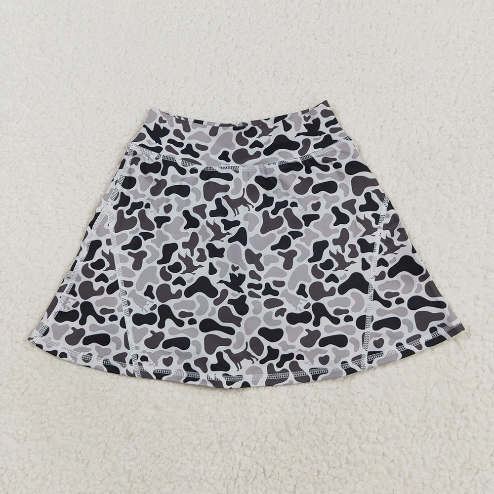 Sibling Baby Girls Western Ducks Camo Yoga Skorts Bottom