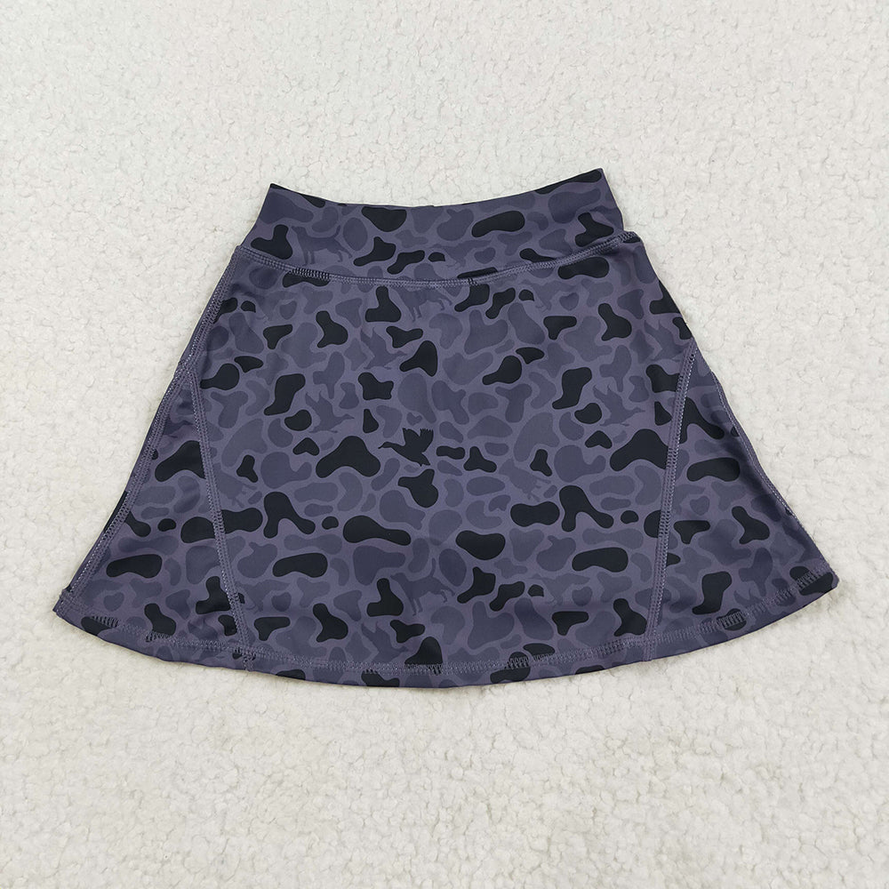Sibling Baby Girls Western Ducks Camo Yoga Skorts Bottom