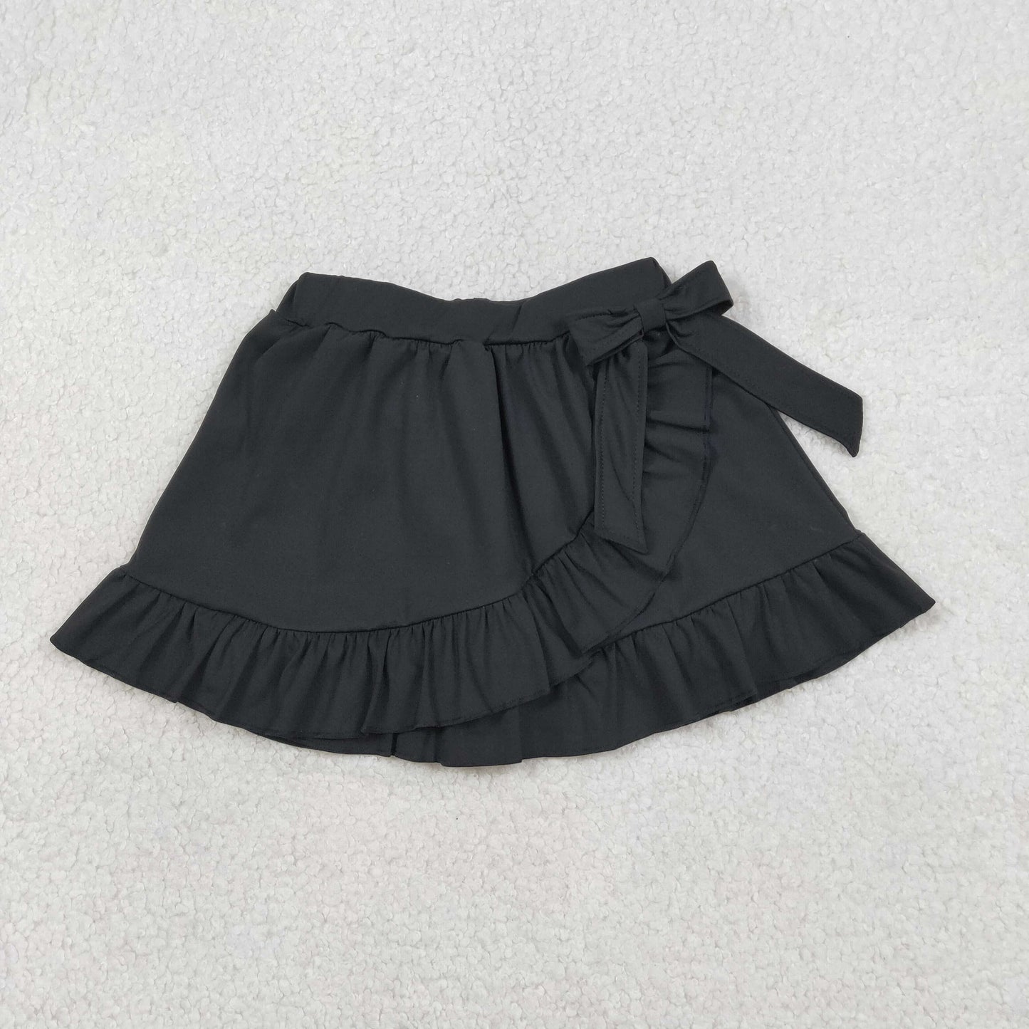 Sibling Baby Girls Yoga Active Bows Ruffle Skirt Shorts Bottom
