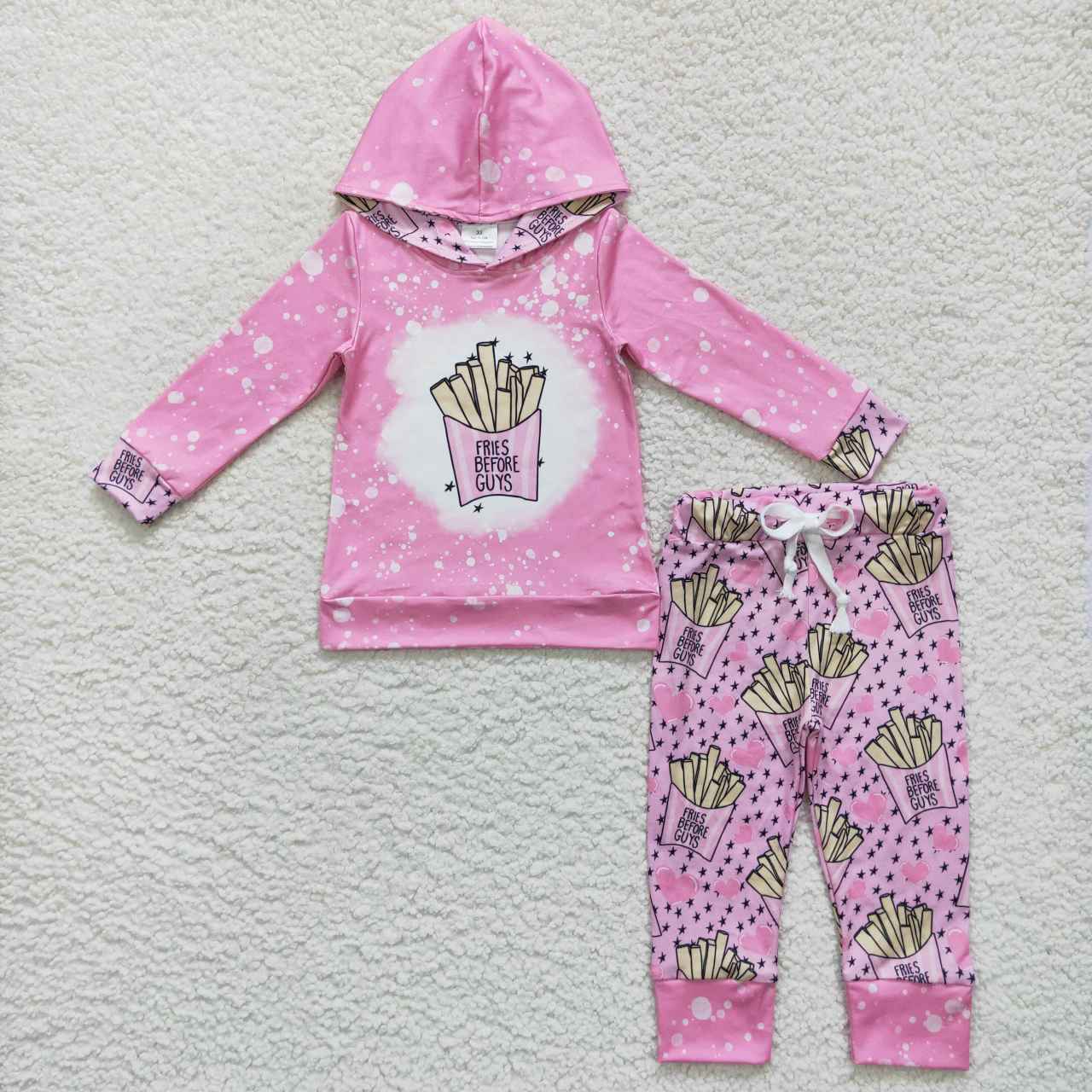 Sibling Baby Girls Floral Dinosaurs Pockets Hoodies Ruffle Leggings Pant Clothes Sets