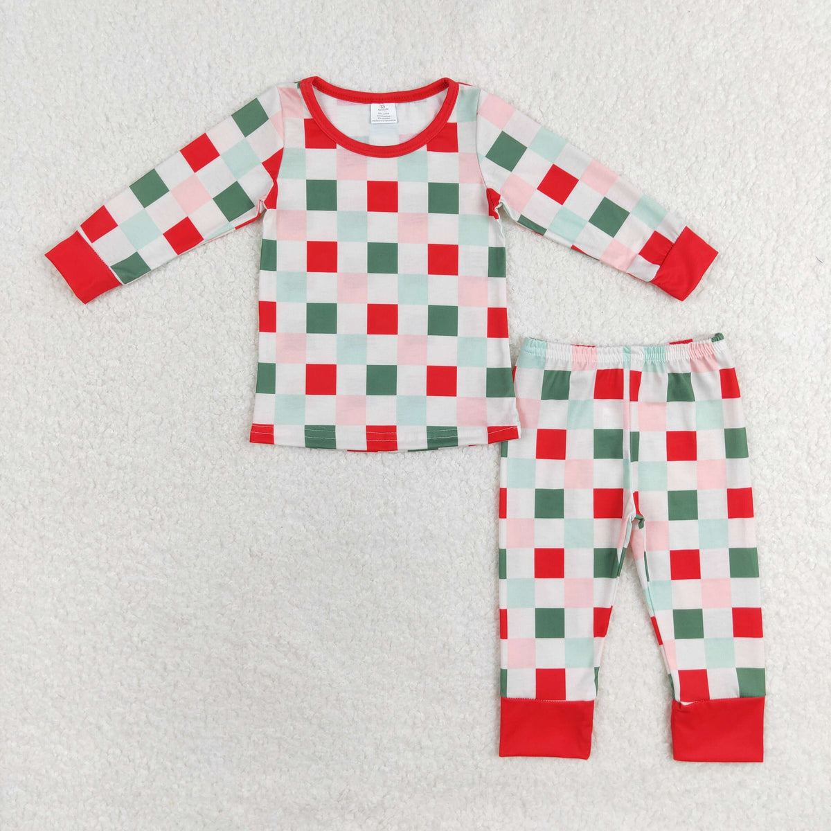 Sibling Baby Girls Santa Trees Gifts Top Pant Christmas Pajamas Clothes Sets