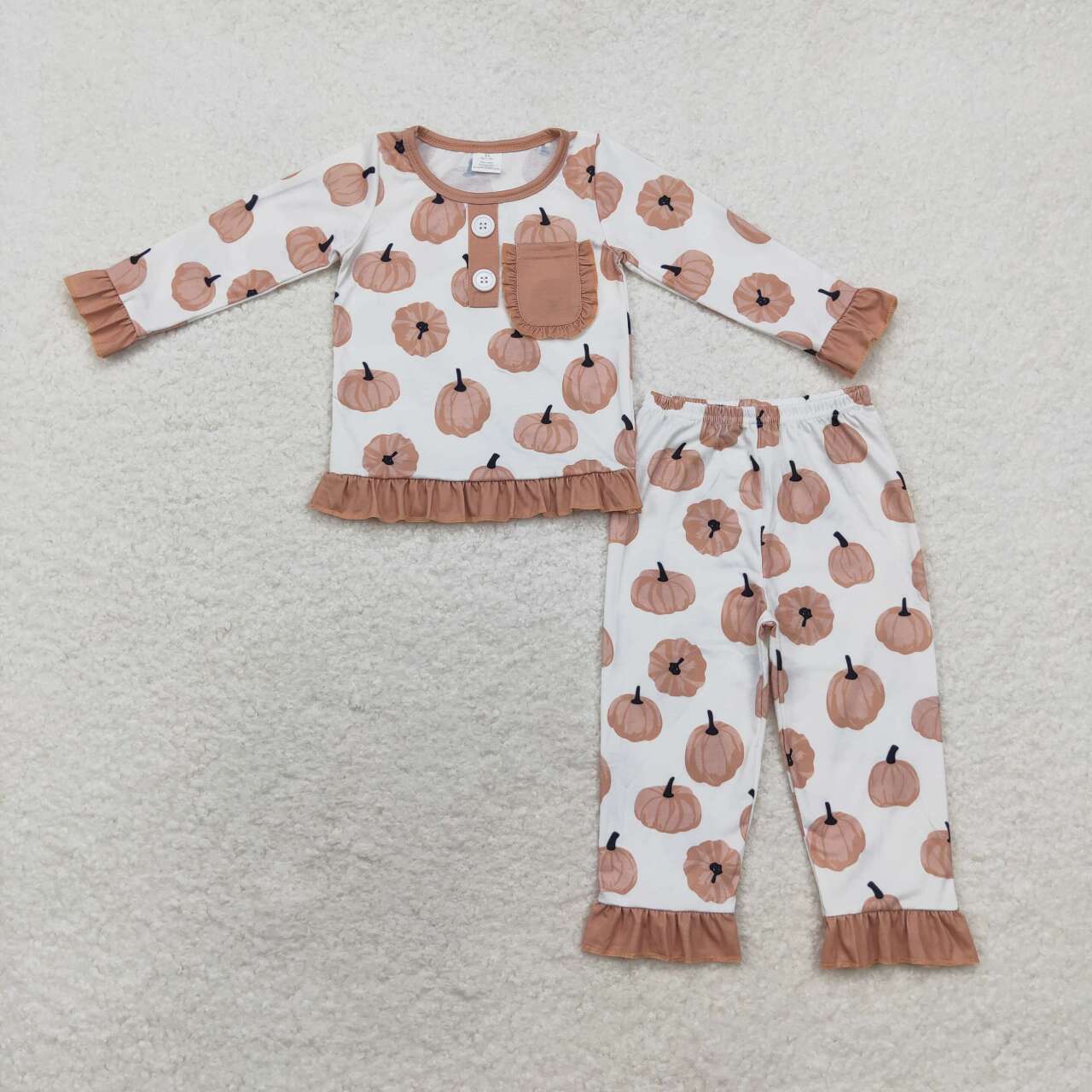 Sibling Baby Girls Bamboo Pants Fall Pajamas Sets