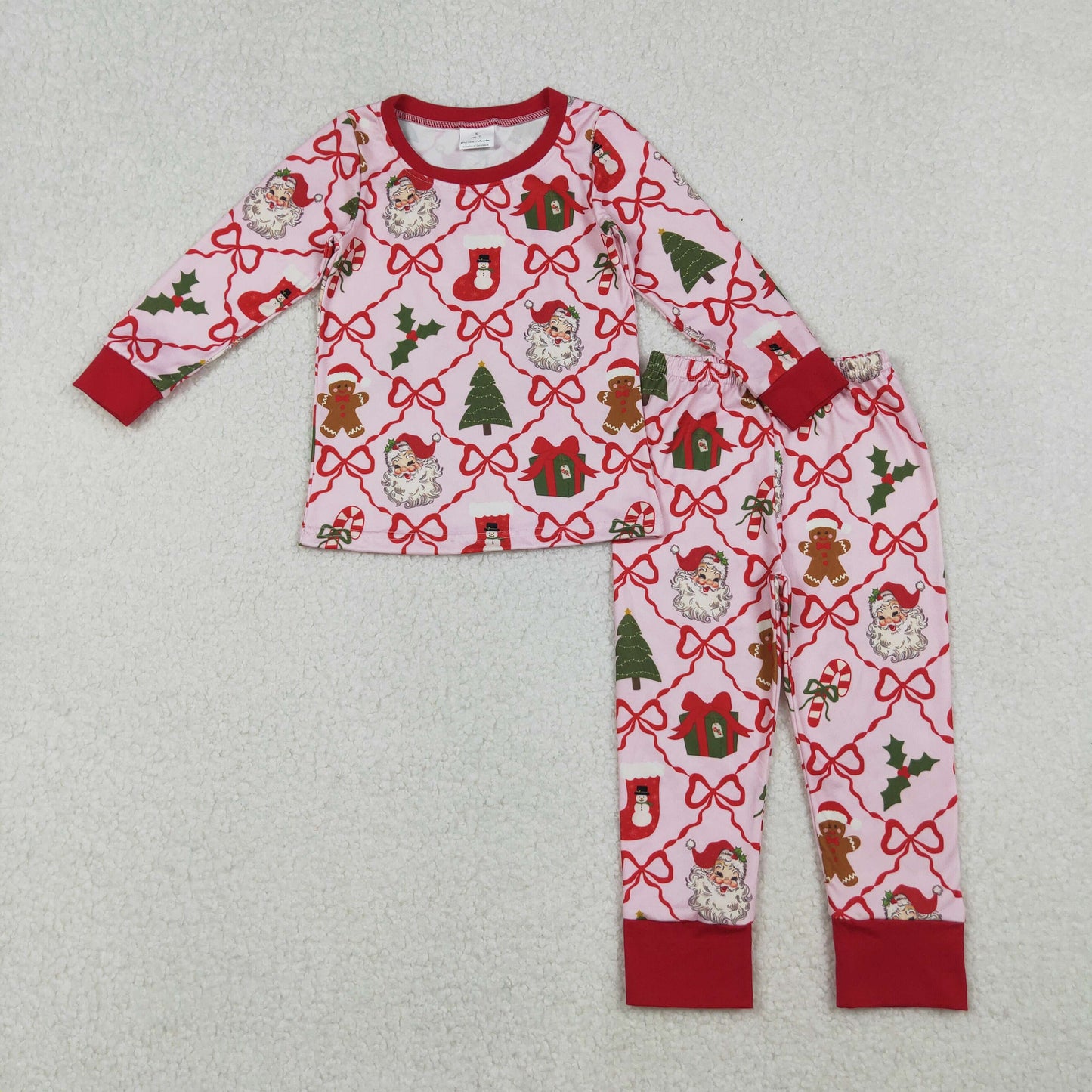 Sibling Baby Girls Christmas Pajamas Clothes Sets