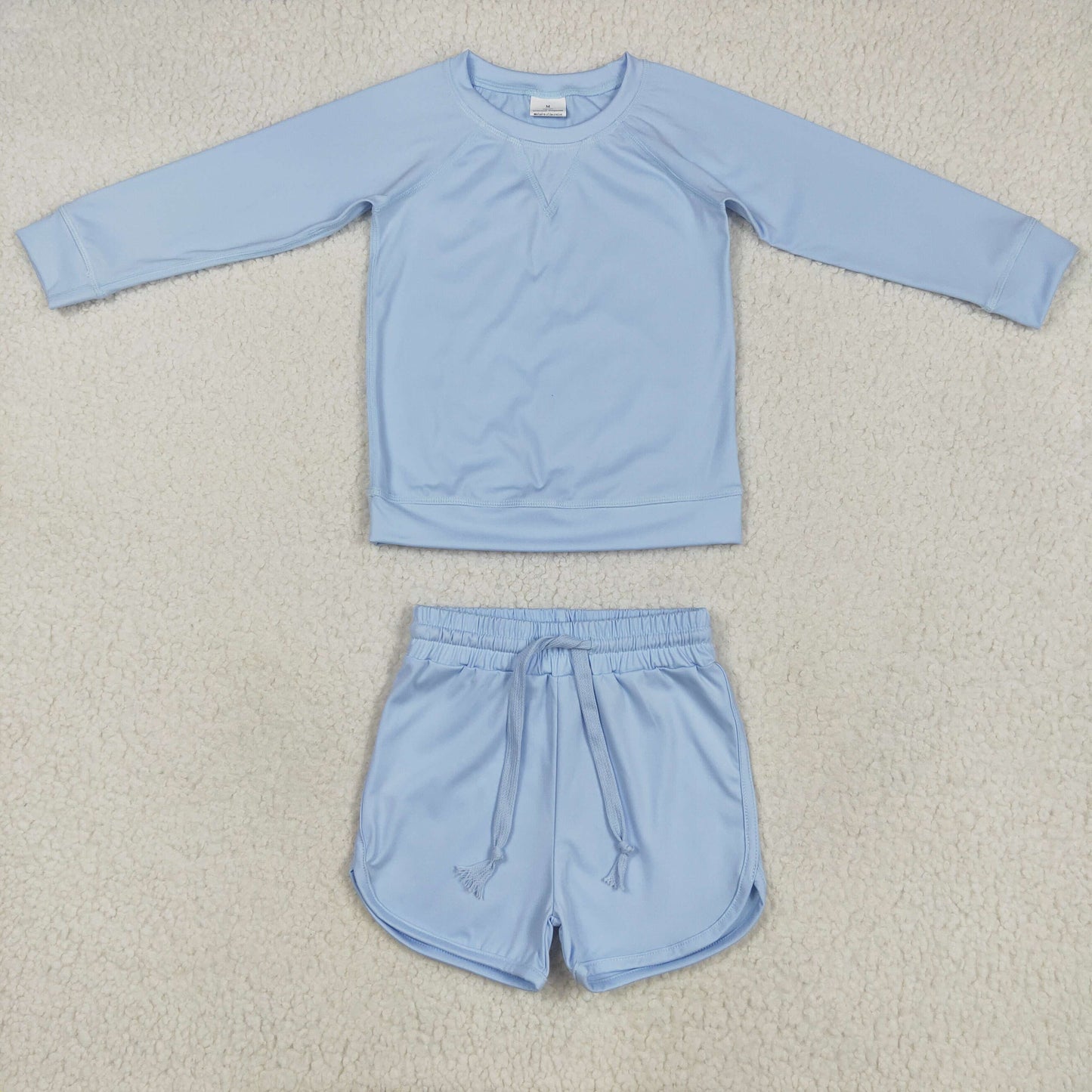 Sibling Baby Girls Colorful Long Sleeves Shirts Top Shorts With Belt Sets