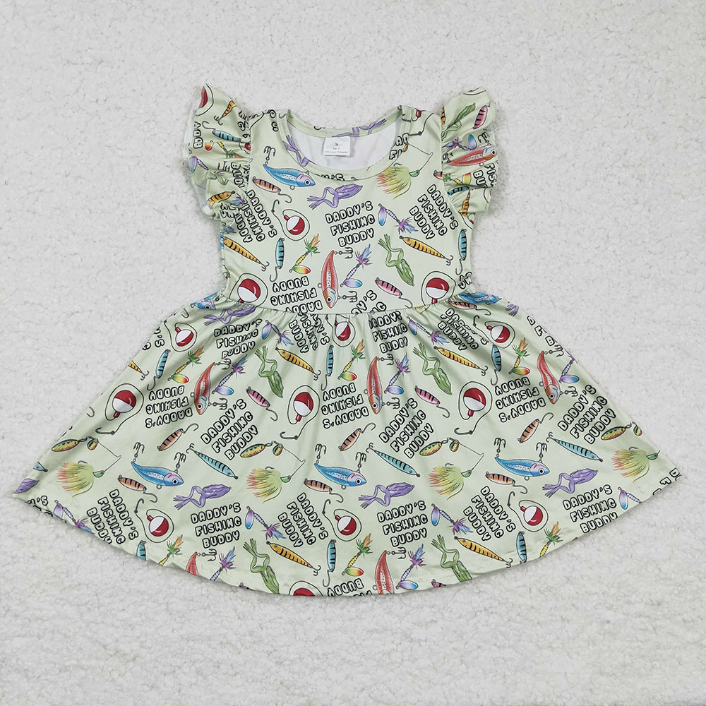 Sibling Girls Baby Boys Daddy Fishing Buddy Dresses Outfits