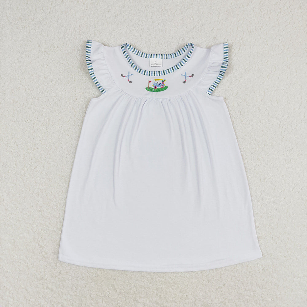 GSD0842 baby girl clothes golf girl summer dress