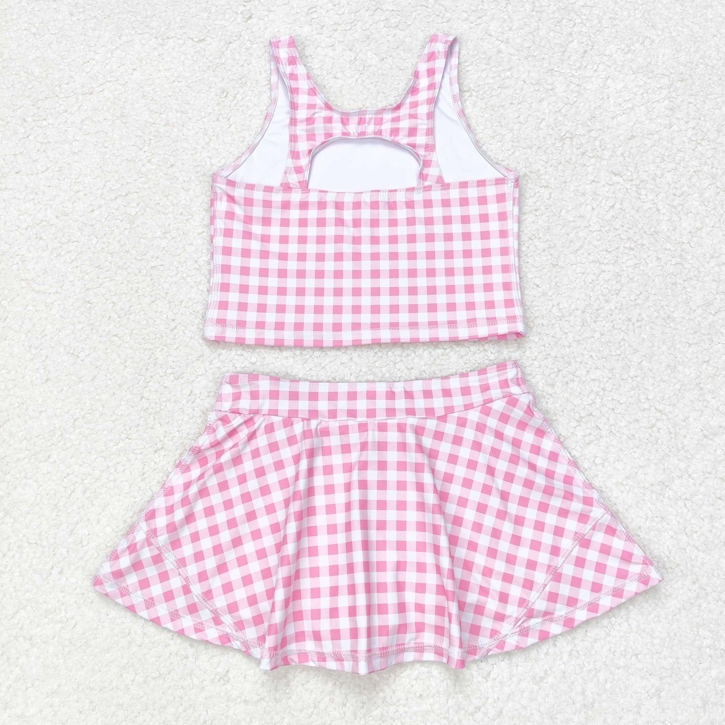Sibling Baby Girls Colorful Tie Dye Floral Top Short Skirts Active Wear Summer Clothes Sets