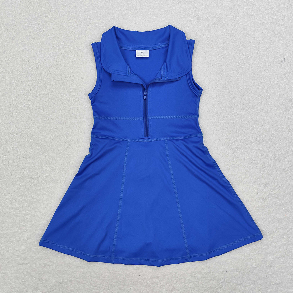 Sibling 8 Colors Baby Girls Athletic Zip Active Wear Work Out Dresses