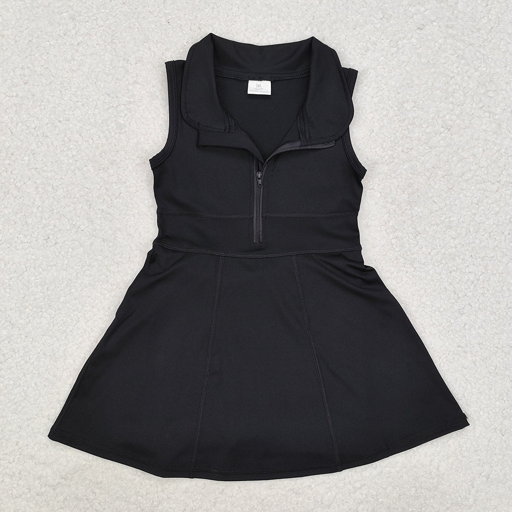 Sibling 8 Colors Baby Girls Athletic Zip Active Wear Work Out Dresses