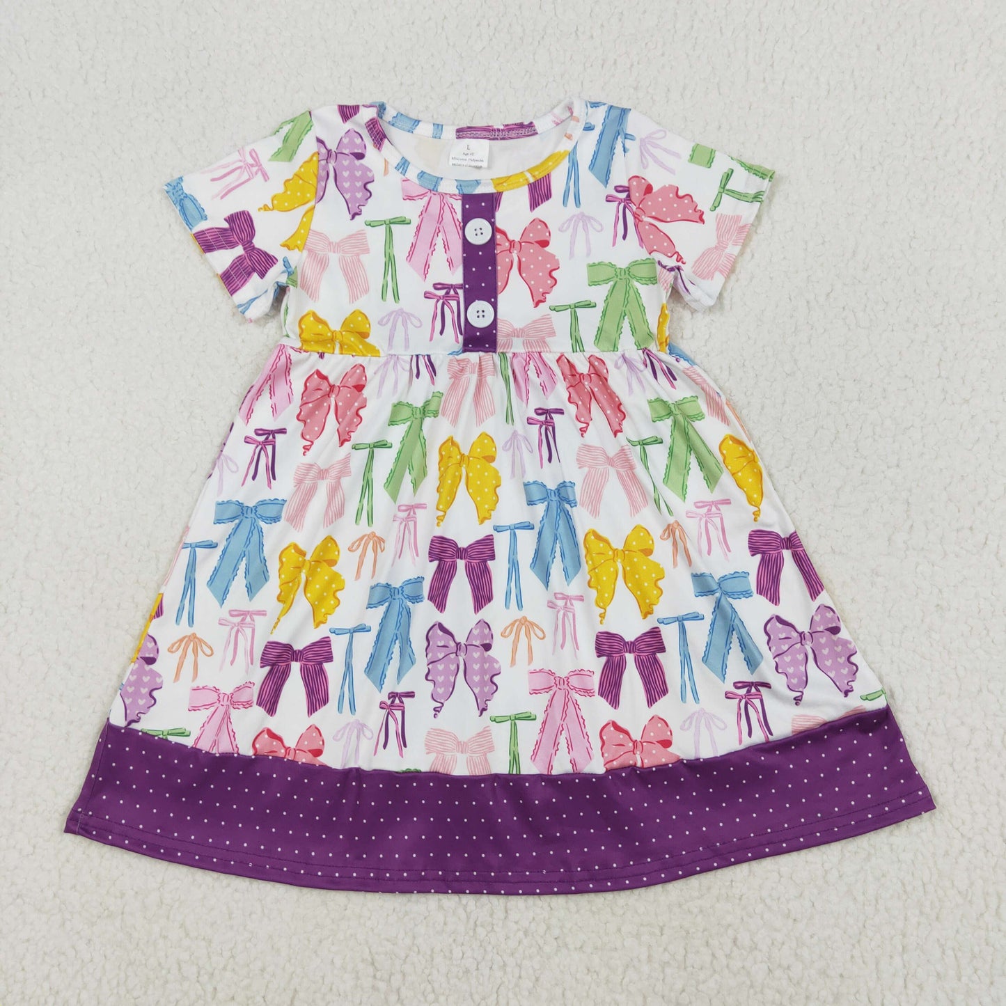 GSD1834   toddler clothes bows baby girl summer dress