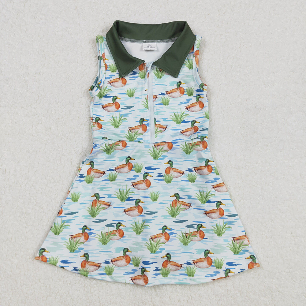 Sibling 8 Colors Baby Girls Athletic Zip Active Wear Work Out Dresses