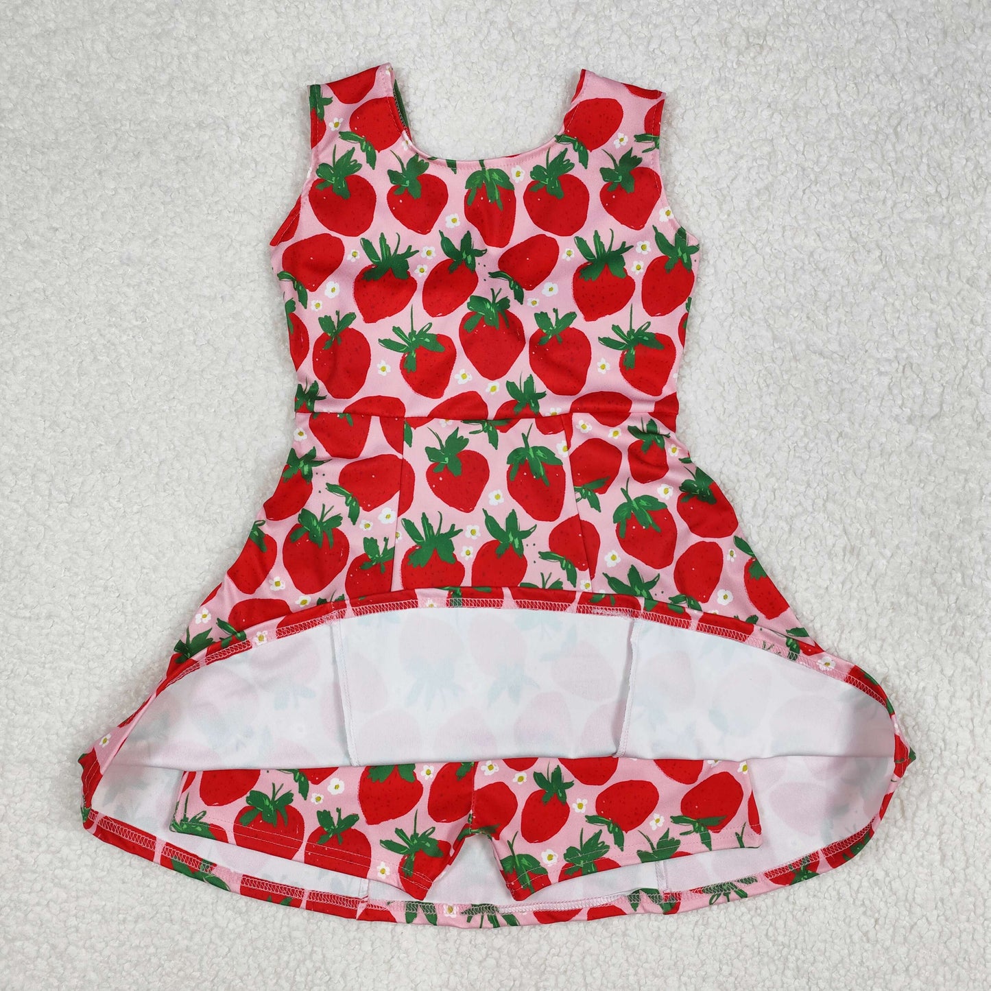 Sibling Baby Girls Colorful Flowers Active Yoga Active Knee Length Dresses