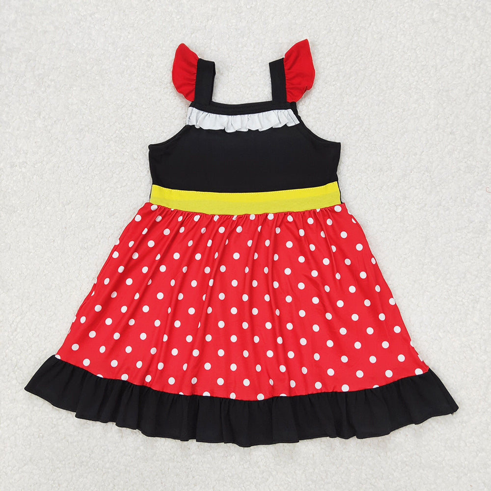 Sibling 8 Colors Baby Girls Princess Cosplay Knee Length Dresses
