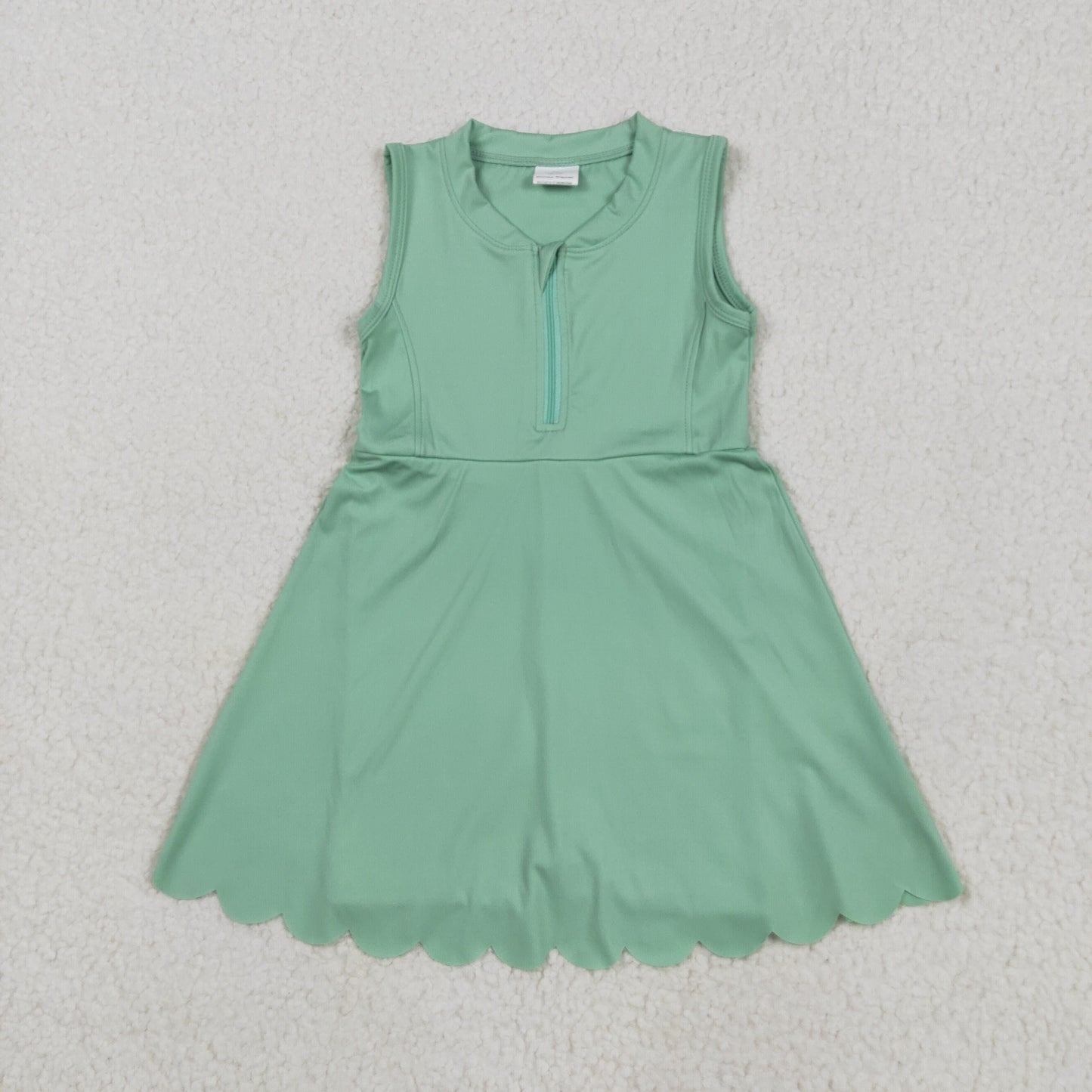Sibling Baby Girls Yoga Zip Active Wear Skort Knee Length Dresses