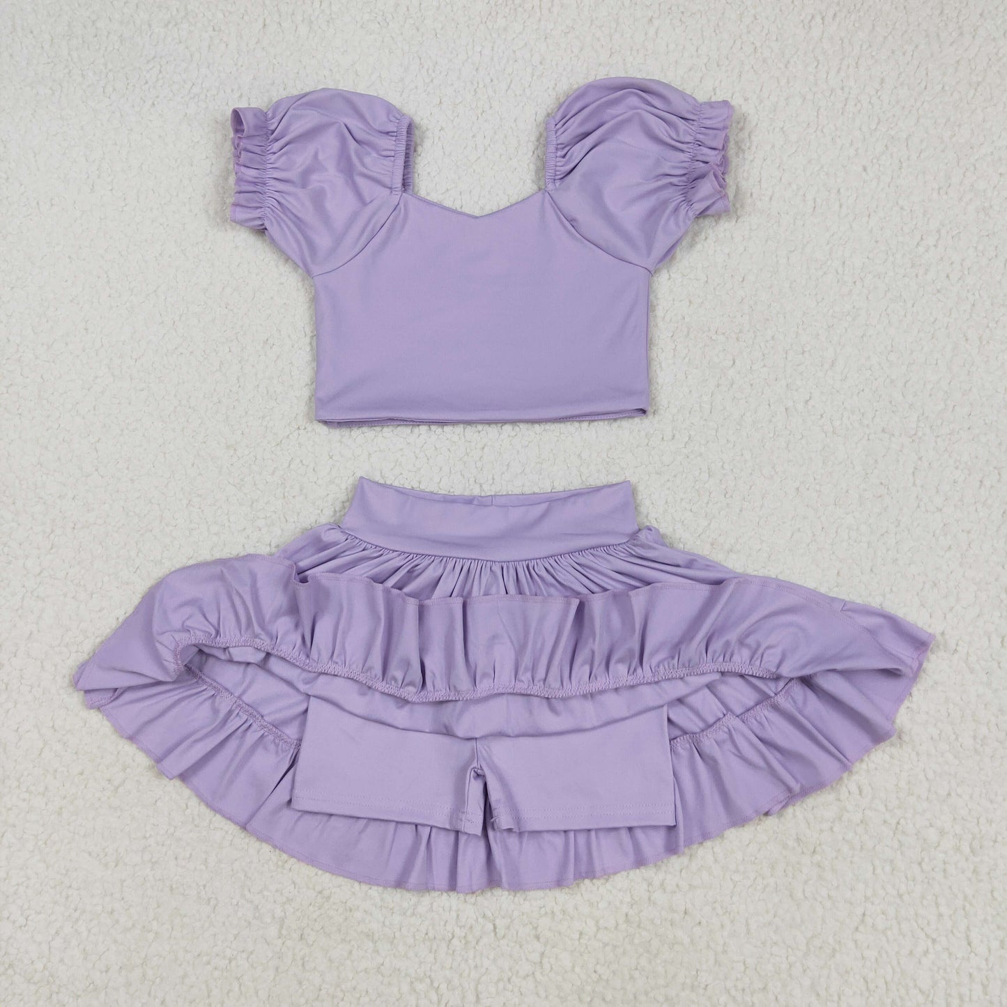 Sibling Baby Girls Shirts Skirt Shorts Bottom Yoga Active Clothes Sets