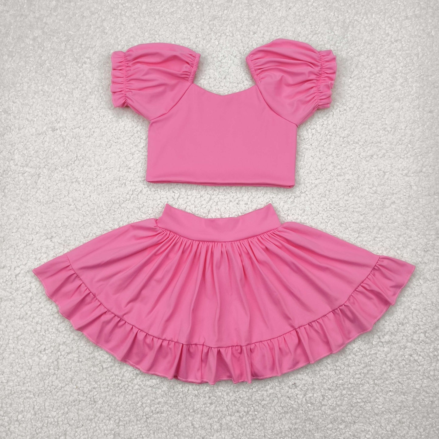 Sibling Baby Girls Shirts Skirt Shorts Bottom Yoga Active Clothes Sets