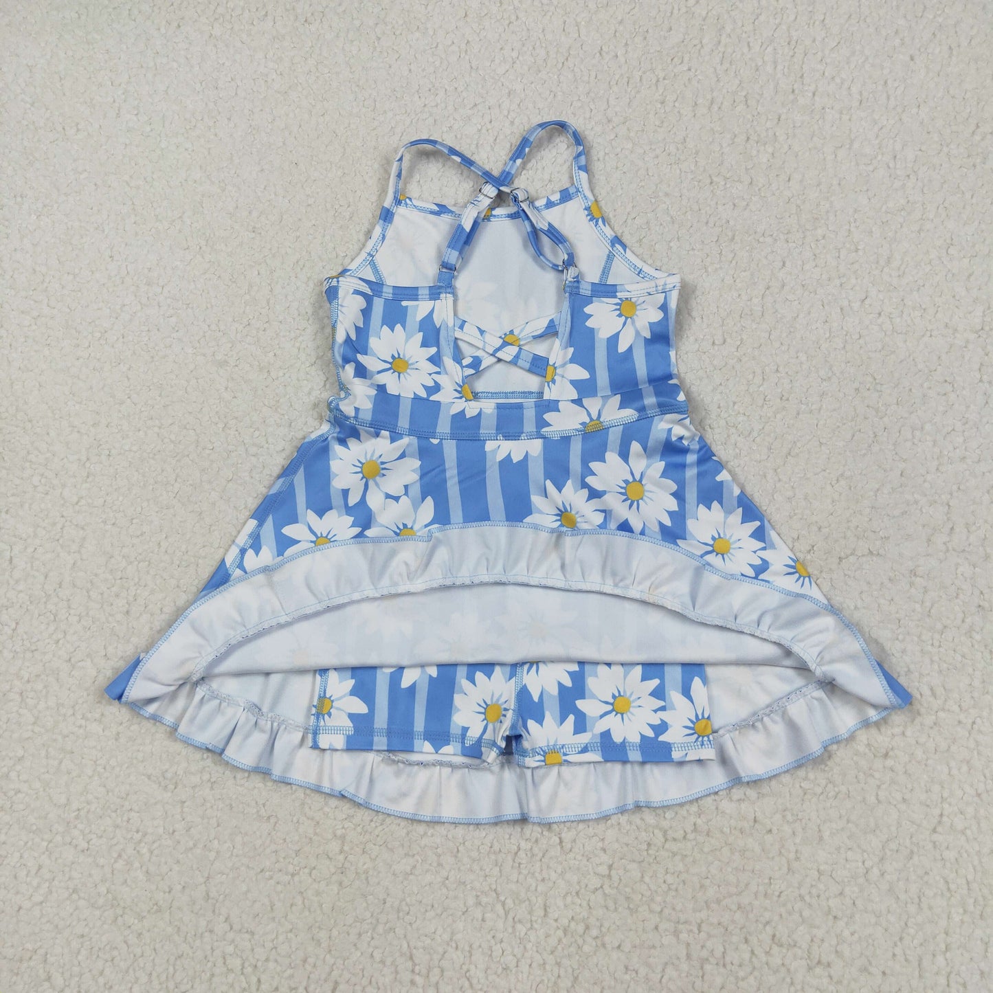 Sibling Baby Girls Straps Sports Wear Yoga Athletic Knee Length Dresses