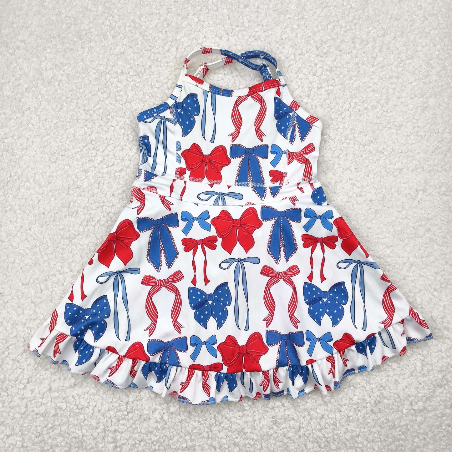 Sibling Baby Girls Straps Sports Wear Yoga Athletic Knee Length Dresses
