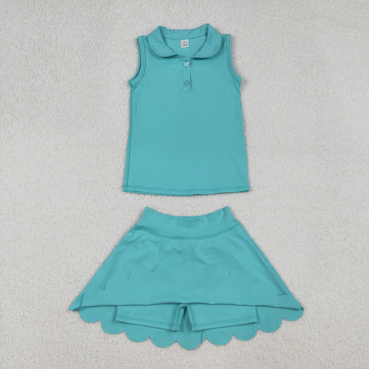 Sibling Baby Girls Aqua Yoga Active Jumpsuits Clothes Suits