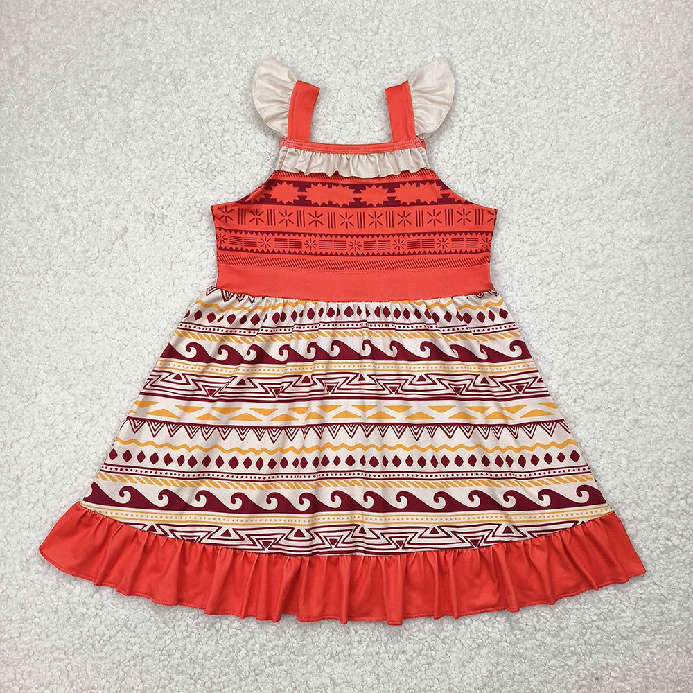 Sibling 7 Colors Baby Girls Princess Knee Length Dresses