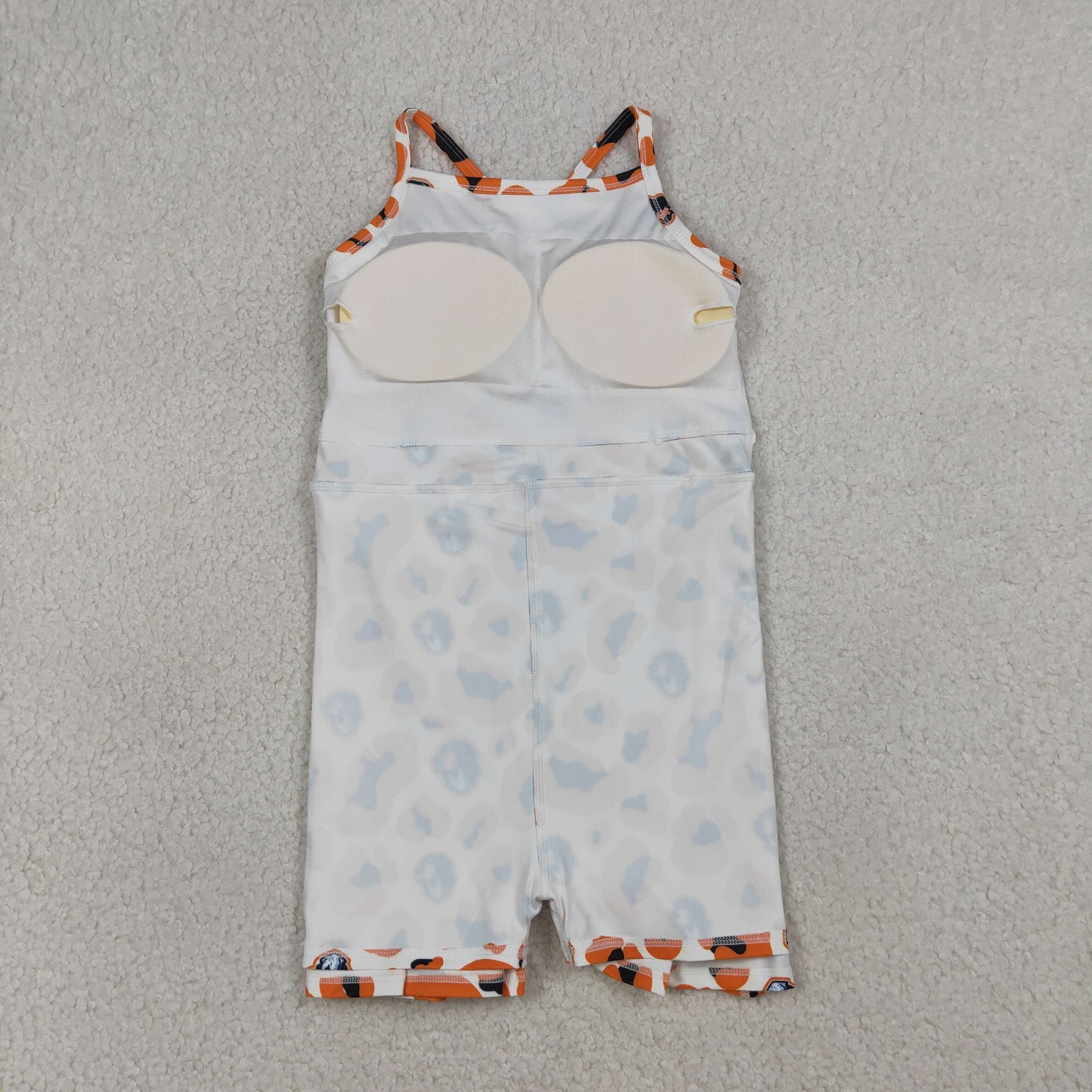 Sibling Baby Girls Strap Leopard Team Yoga Active Short Team Knee Length Dresses
