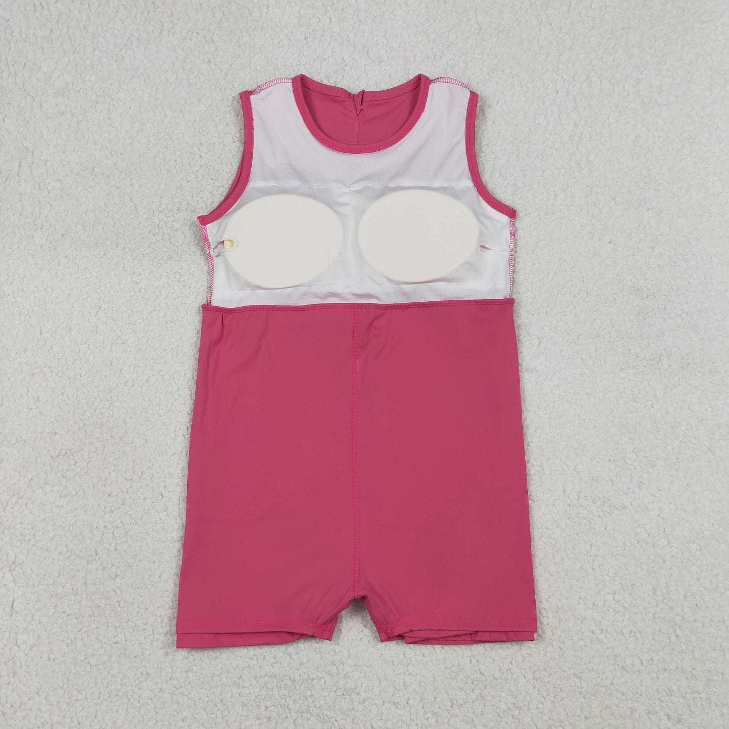 Sibling Baby Girls Sleeveless Back Zip Yoga Active Shorts Knee Length Dresses