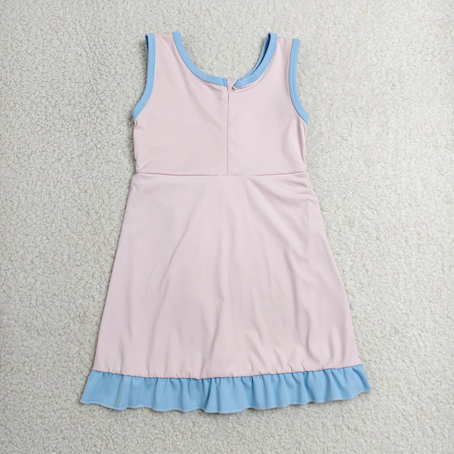 Sibling Baby Girls Sleeveless Yoga Active Short Knee Length Dresses