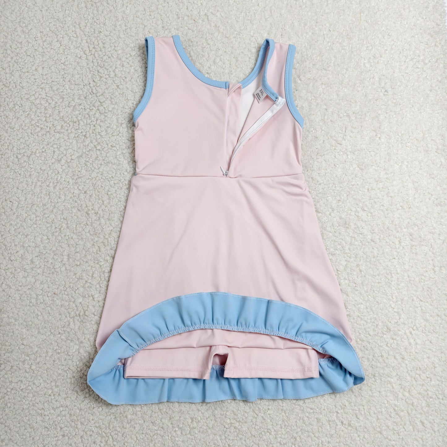 Sibling Baby Girls Sleeveless Yoga Active Short Knee Length Dresses