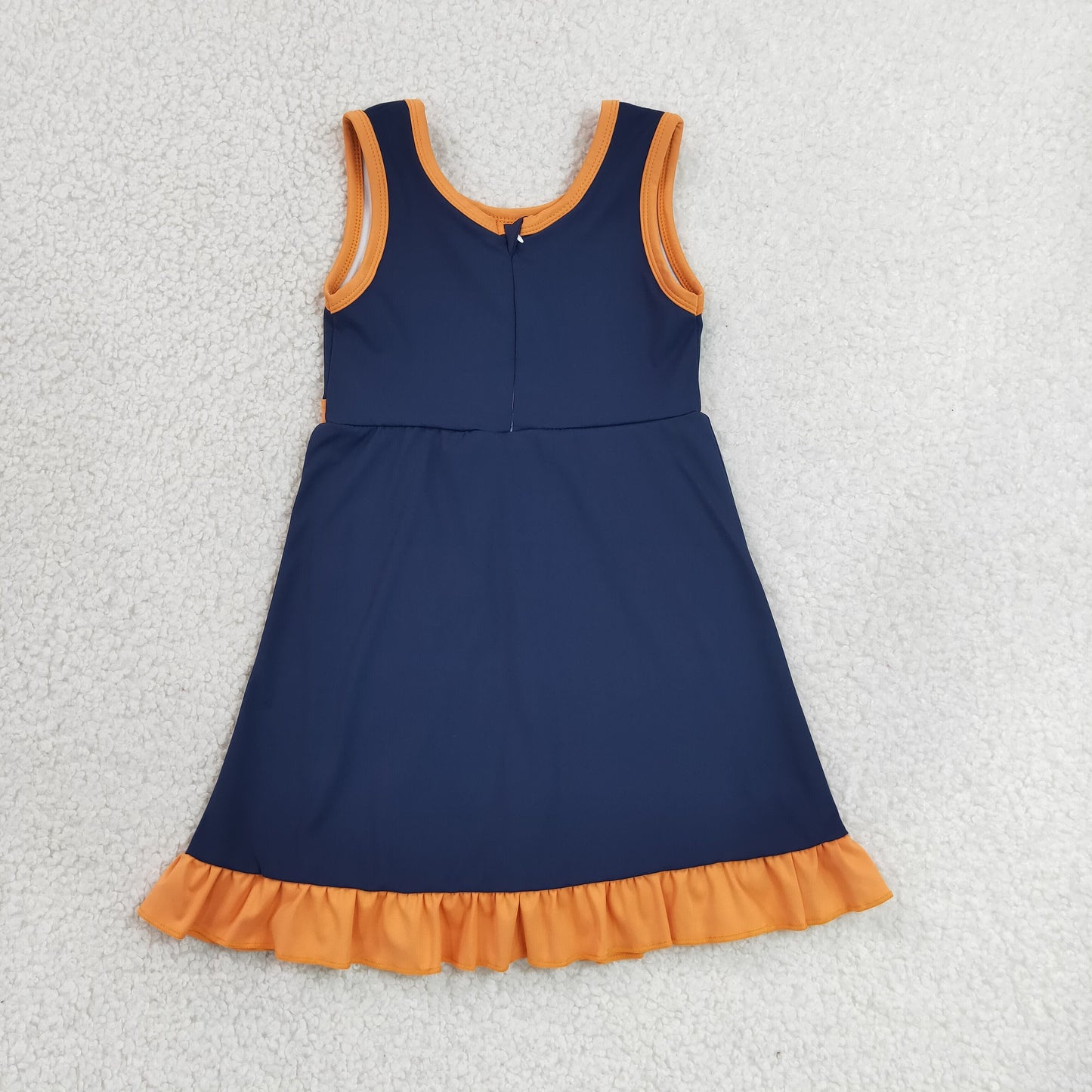 Sibling Baby Girls Sleeveless Yoga Active Ruffle Knee Length Dresses