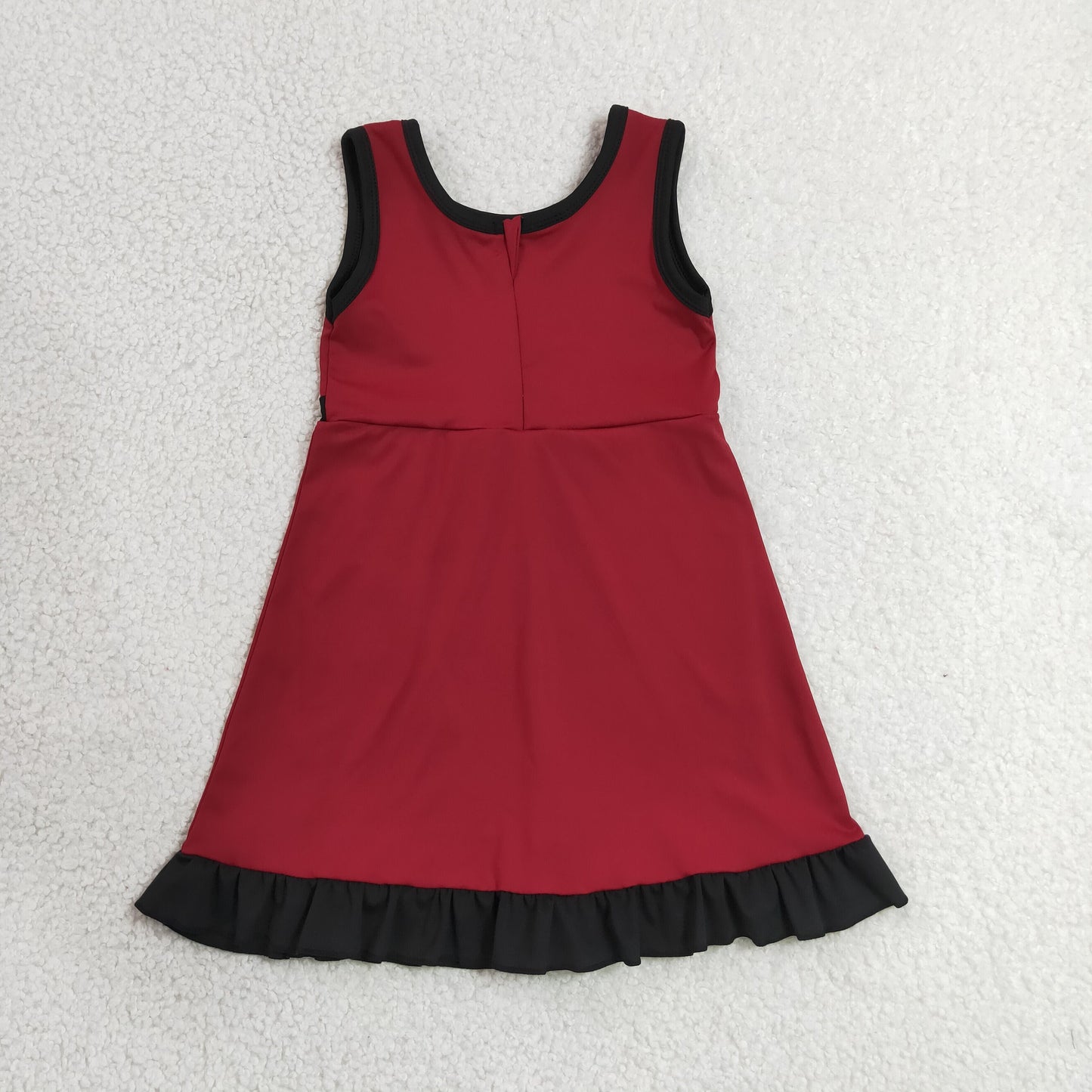 Sibling Baby Girls Sleeveless Yoga Active Ruffle Knee Length Dresses