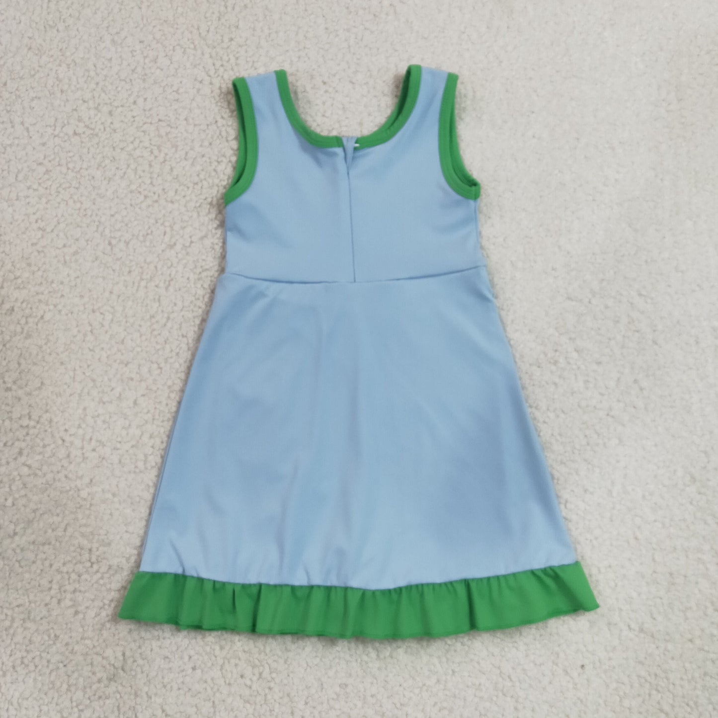 Sibling Baby Girls Sleeveless Yoga Active Ruffle Knee Length Dresses