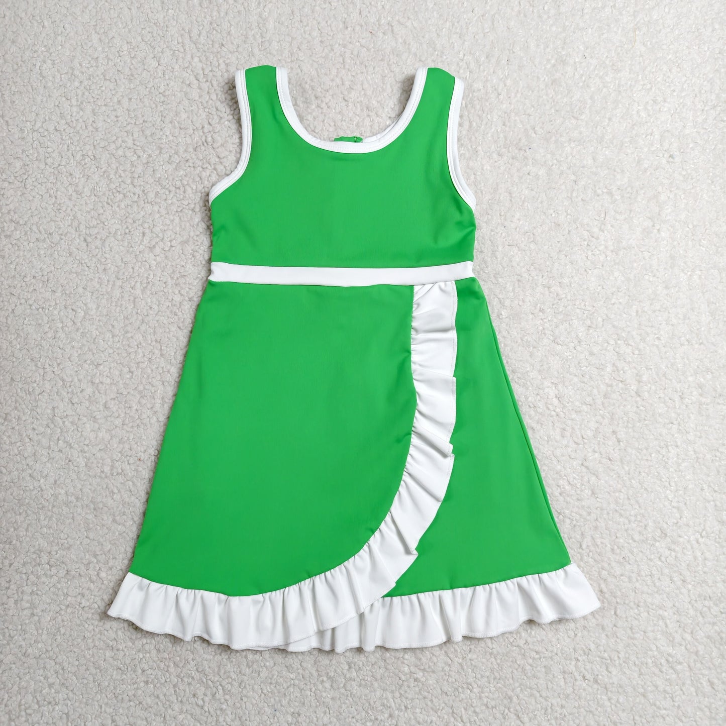 Sibling Baby Girls Sleeveless Yoga Active Short Knee Length Dresses