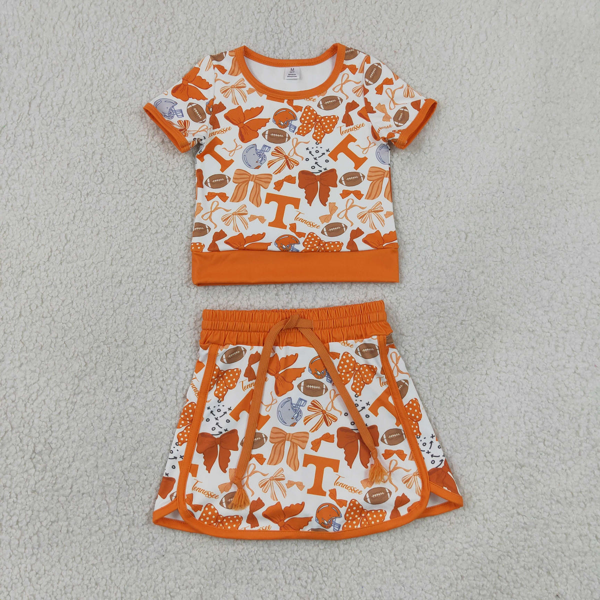 Sibling Mama and Me Kids T Vols Team Polo Shirt Butterfly Short Yoga Active Strap Dresses