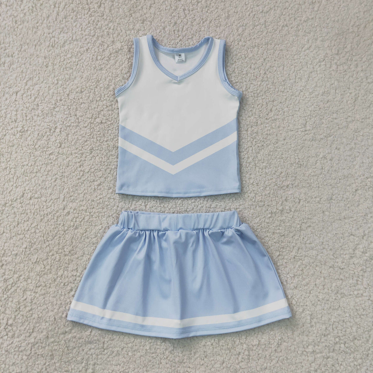 Sibling Baby Girls Sleeveless Stripe Vest Top Skirt Shorts Team Clothes Sets