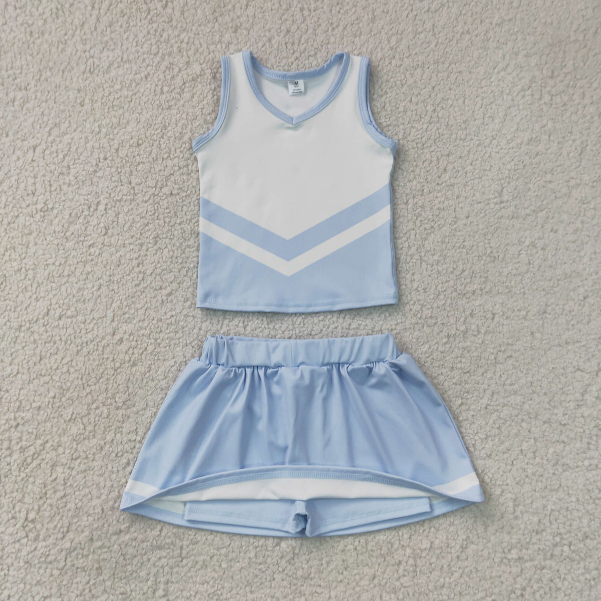 Sibling Baby Girls Sleeveless Stripe Vest Top Skirt Shorts Team Clothes Sets