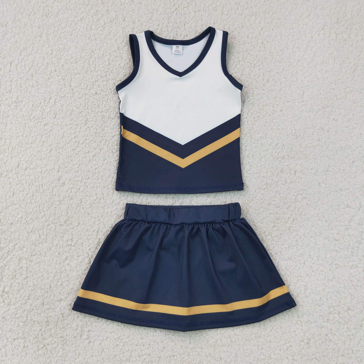 Sibling Baby Girls Sleeveless Stripe Vest Top Skirt Shorts Team Clothes Sets