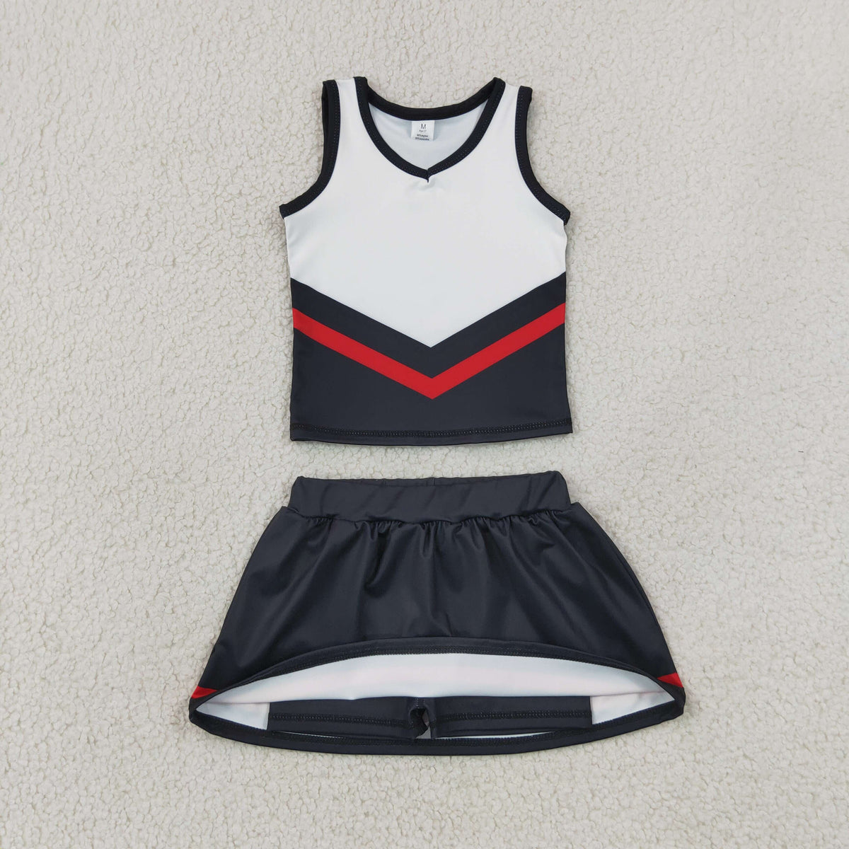 Sibling Baby Girls Sleeveless Stripe Vest Top Skirt Shorts Team Clothes Sets