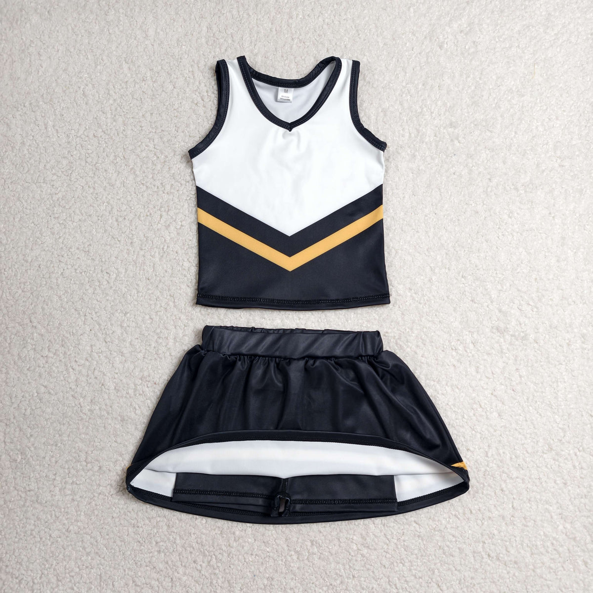 Sibling Baby Girls Sleeveless Stripe Vest Top Skirt Shorts Team Clothes Sets