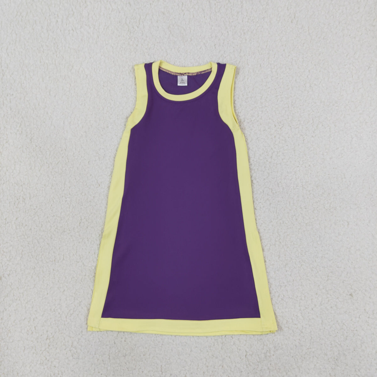 Sibling Baby Girls Sleeveless Split Dress Tunic Pockets Shorts Yoga Active Clothes Sets