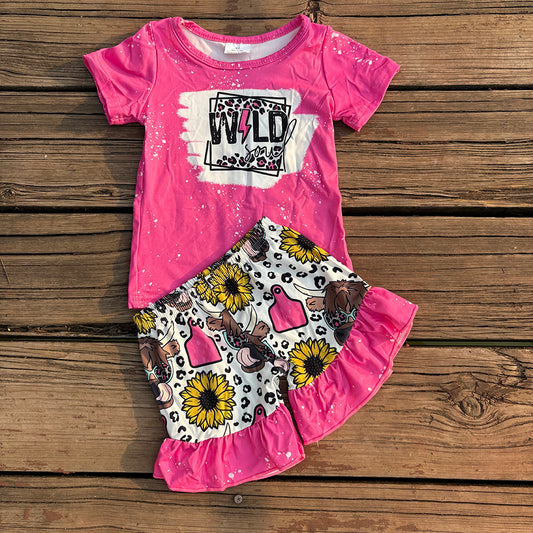 wild T-shirts Shorts Sets GSSO0067