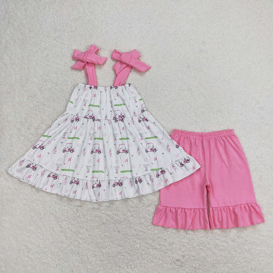 GSSO0659baby girl clothes golf toddler girl summer outfit