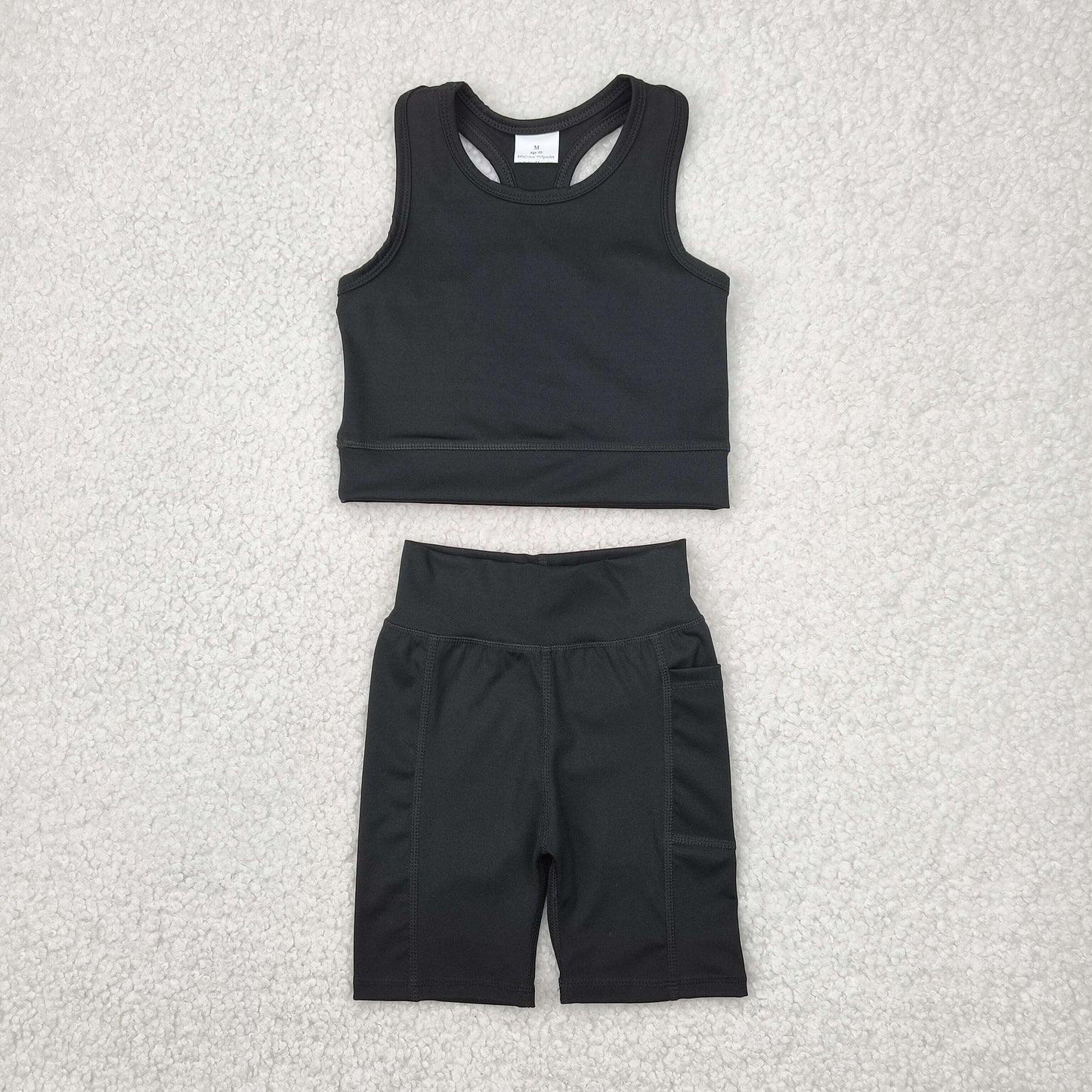 Sibling Baby Girls Athletic Active Wear Top Shorts Clothes Sets