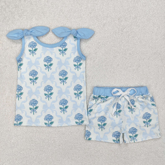 GSSO2079 baby girl clothes floral toddler girl summer outfit