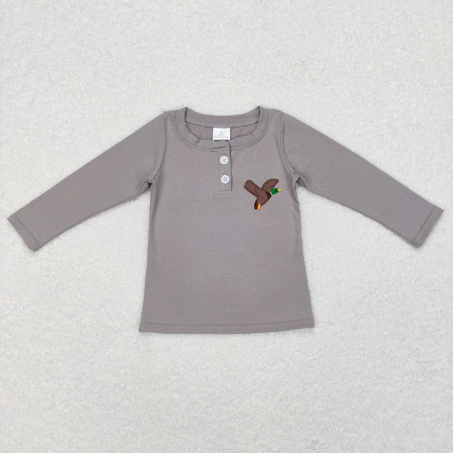Sibling Baby Boys Girls Embroidery Ducks Dogs Fishing Southern Hunting Tee Shirts Top
