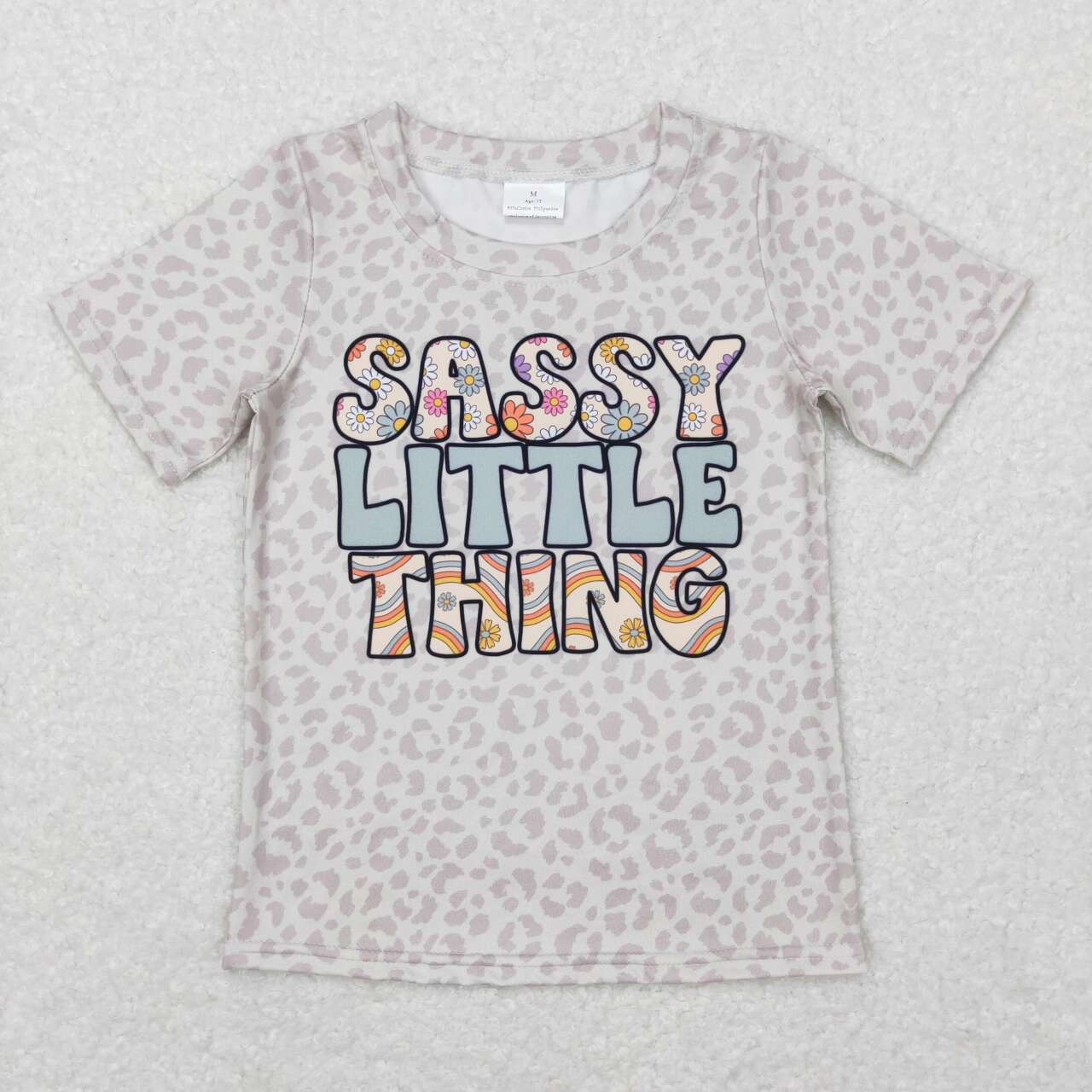 GT0401  baby girl summer T-shirt