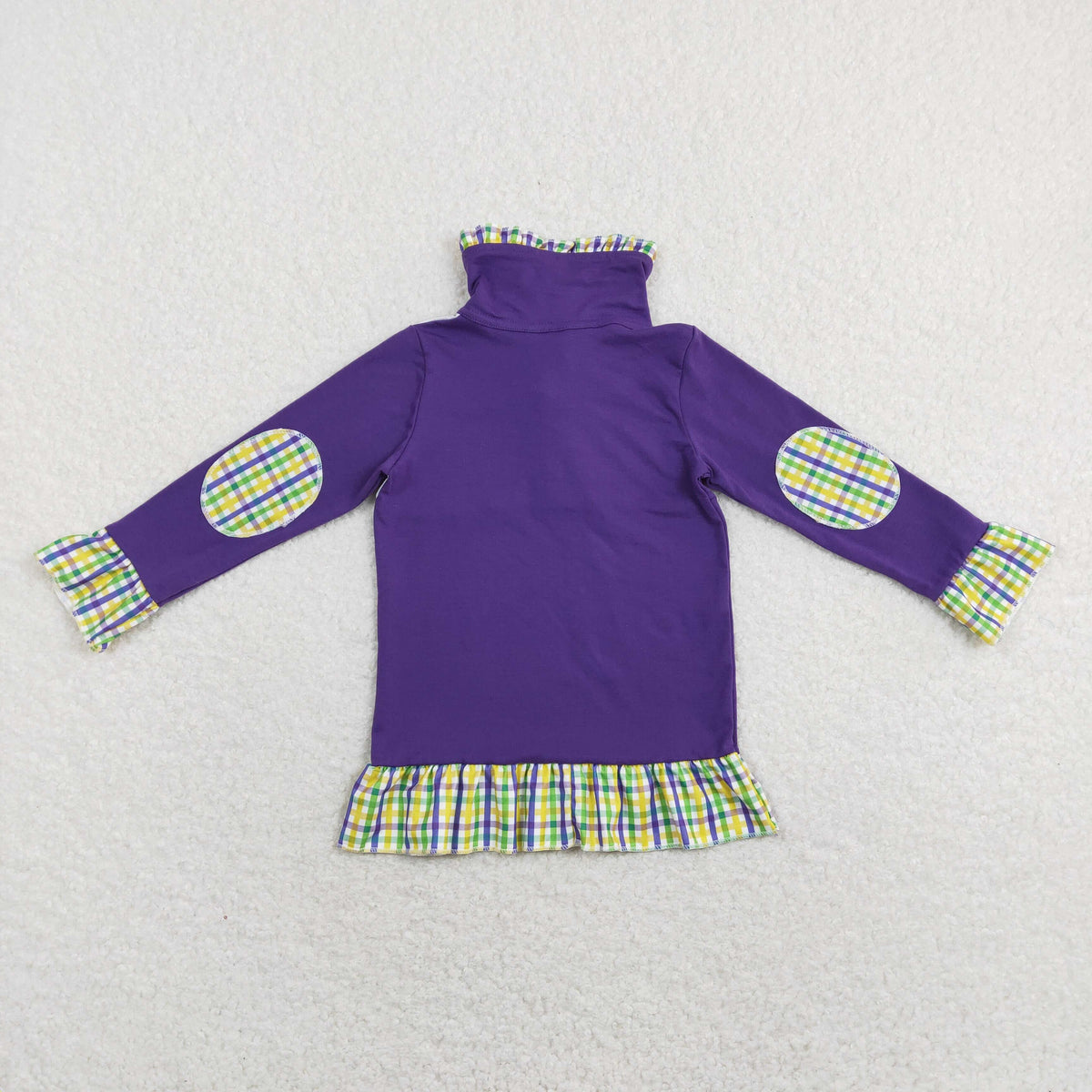 Sibling Baby Boys Girls Mardigras Button Zip Pullovers Shirts Top