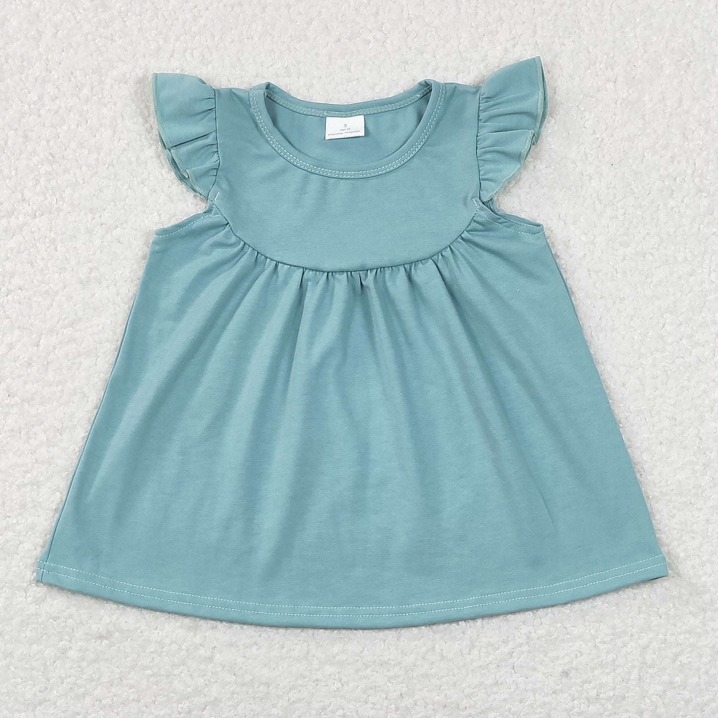 Sibling Baby Girls Flowers Cakes Tee Shirts Top